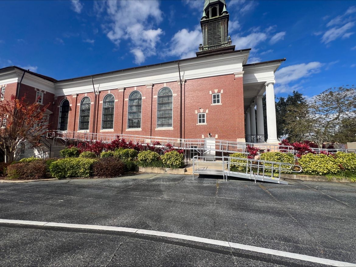 Wheelchair Ramp for First Presbyterian Church in Winter Haven