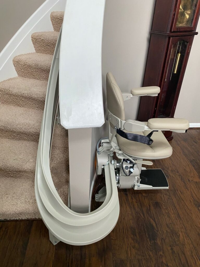 Central Curved Stairlift