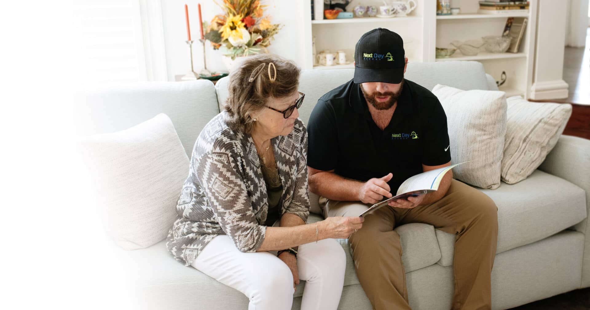 Next Day Access Customer With An Accessibility Specialist