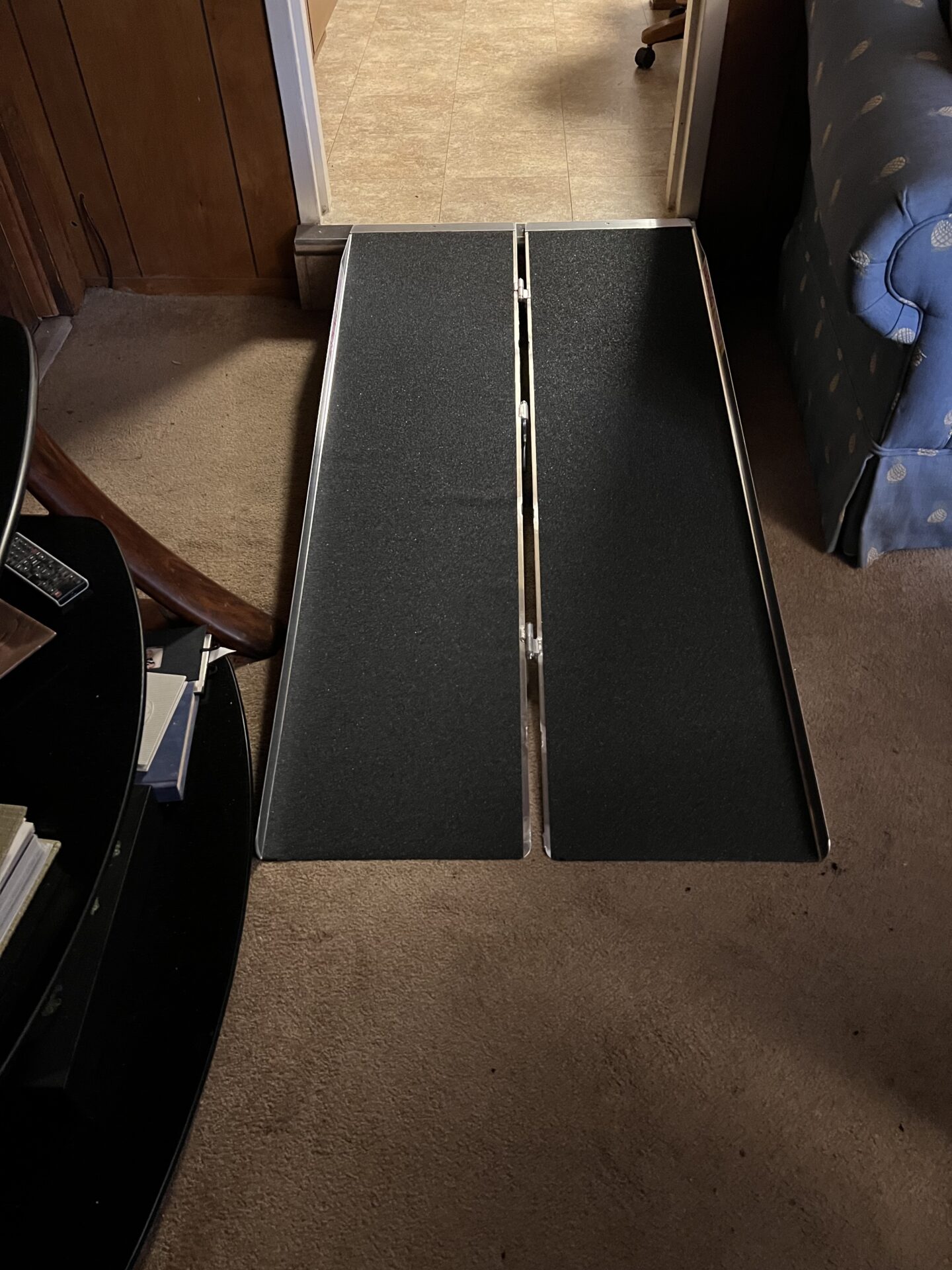 tampa portable ramp in home